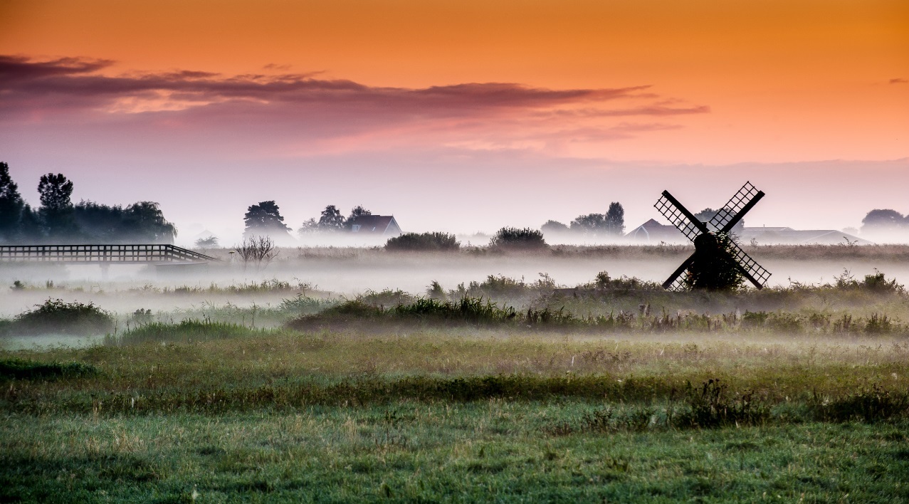 Jean Vandijck - Mill in the fog