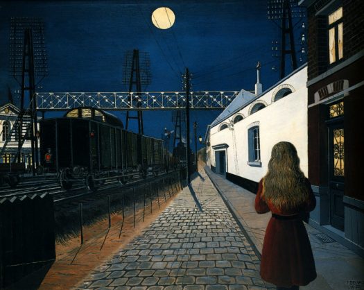 Paul Delvaux, Loneliness, 1956