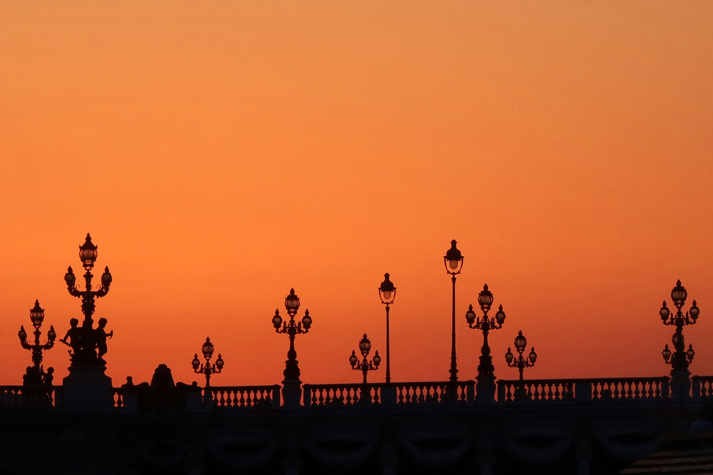 Paris at sunset